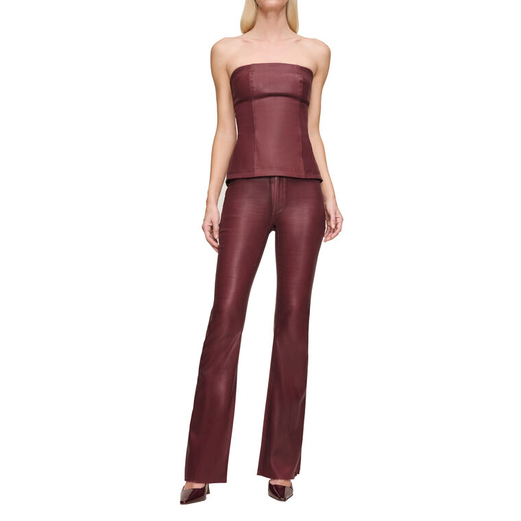 Bridget Boot High Rise Instasculpt Coated Jeans image number null