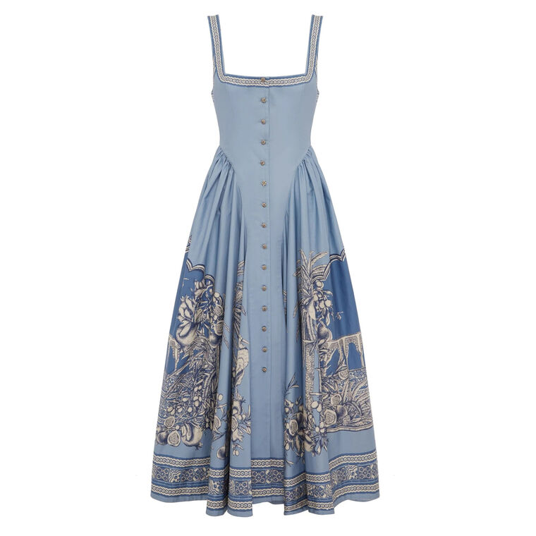 Villa Romantica Sleeveless Midi Dress image number null