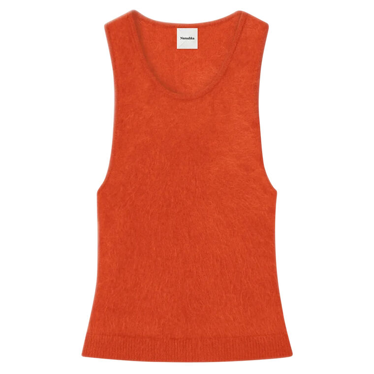 Bianka Brushed Cashmere Vest Top image number null