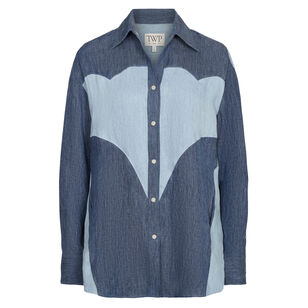 Austin Long Sleeve Hemp Denim Button-Up Shirt