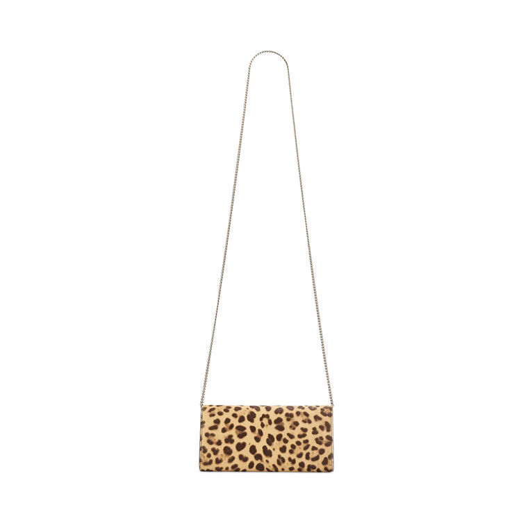 Emmie Leopard Print Pony Clutch image number null