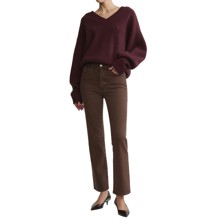 Halle Straight High Rise Instasculpt Jeans image number null