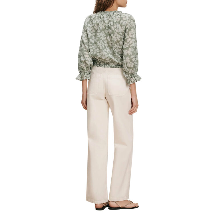 Williamsen Long Sleeve Floral Button-Down Blouse image number null