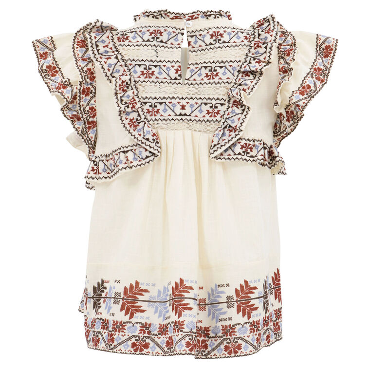 Ellabeth Flutter Sleeve Top image number null