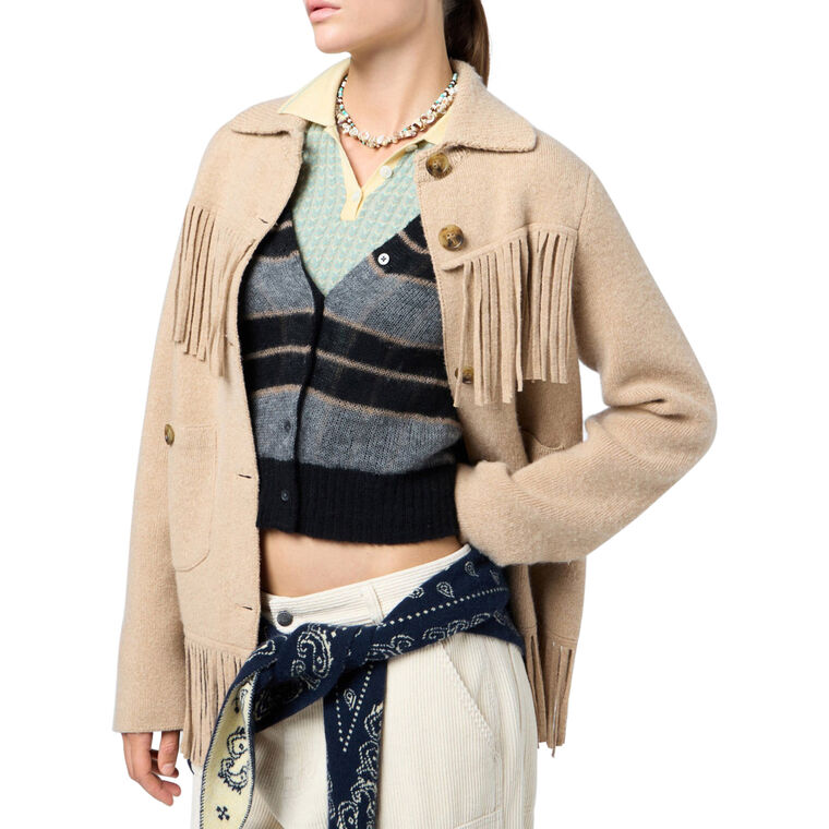 Western Fringe Jacket image number null