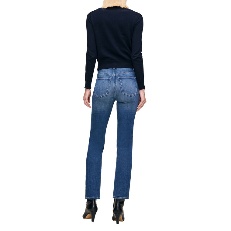 Halle High Rise Instasculpt Straight Leg Jeans image number null