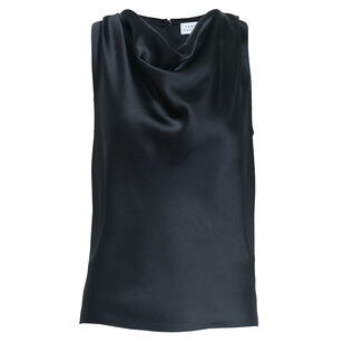 Clorinda Sleeveless Satin Top