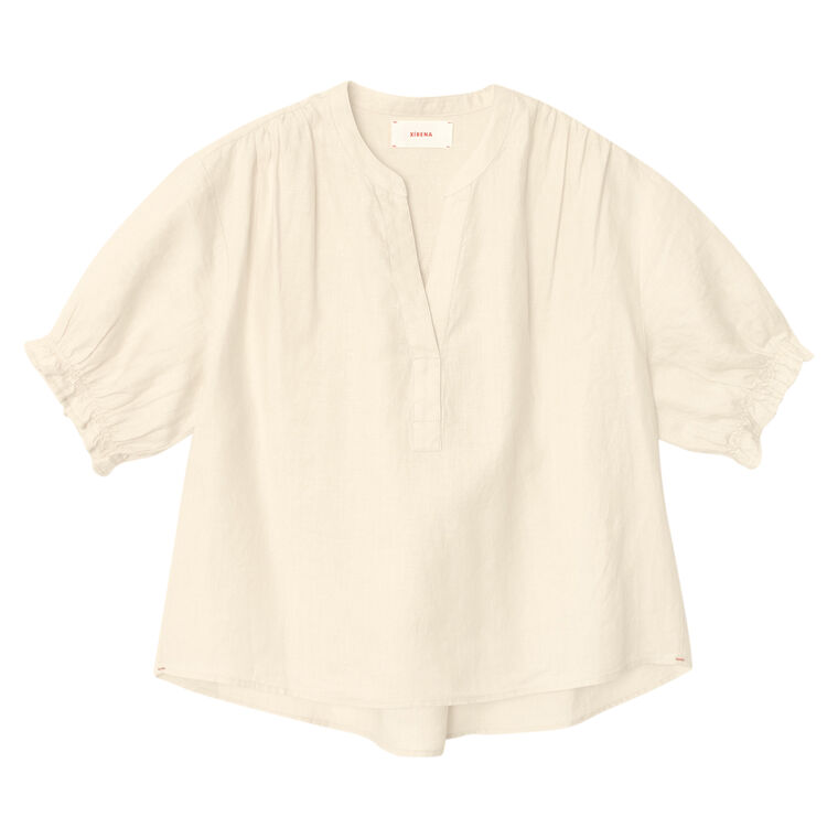 Camila V-Neck Popover Top image number null