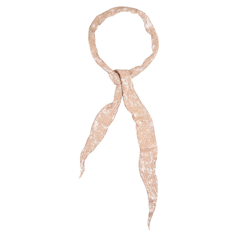 Veronique Sequin Skinny Scarf image number null
