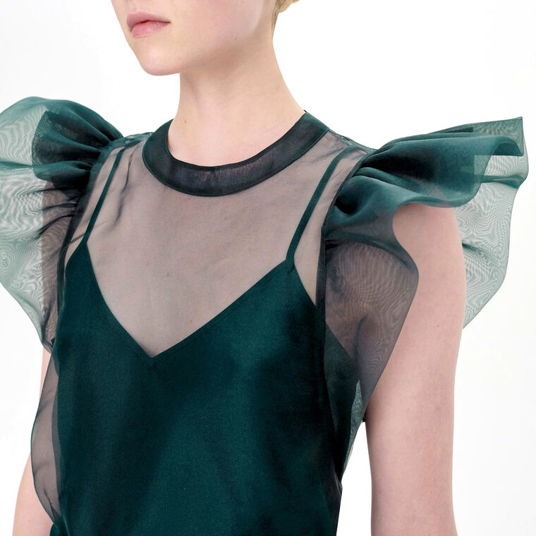 Corina Ruffle Sleeve Top image number null