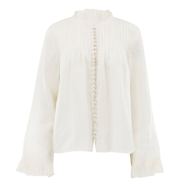 Thalia Ramie Blouse image number null