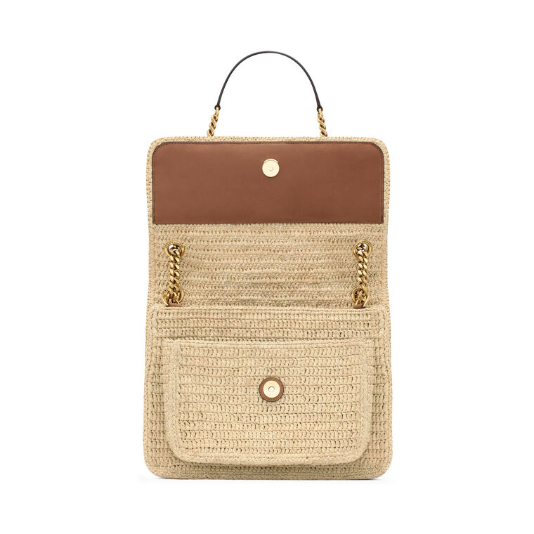 Niki Medium Shoulder Bag In Raffia image number null