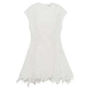 Raquel Short Sleeve Embroidered Mini Dress