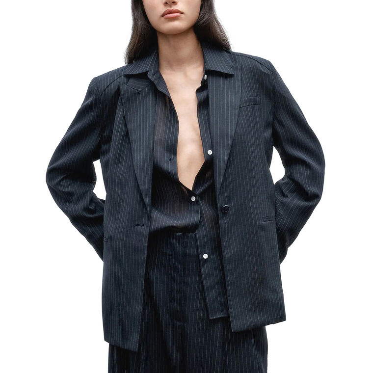 Unlined Husband Blazer image number null