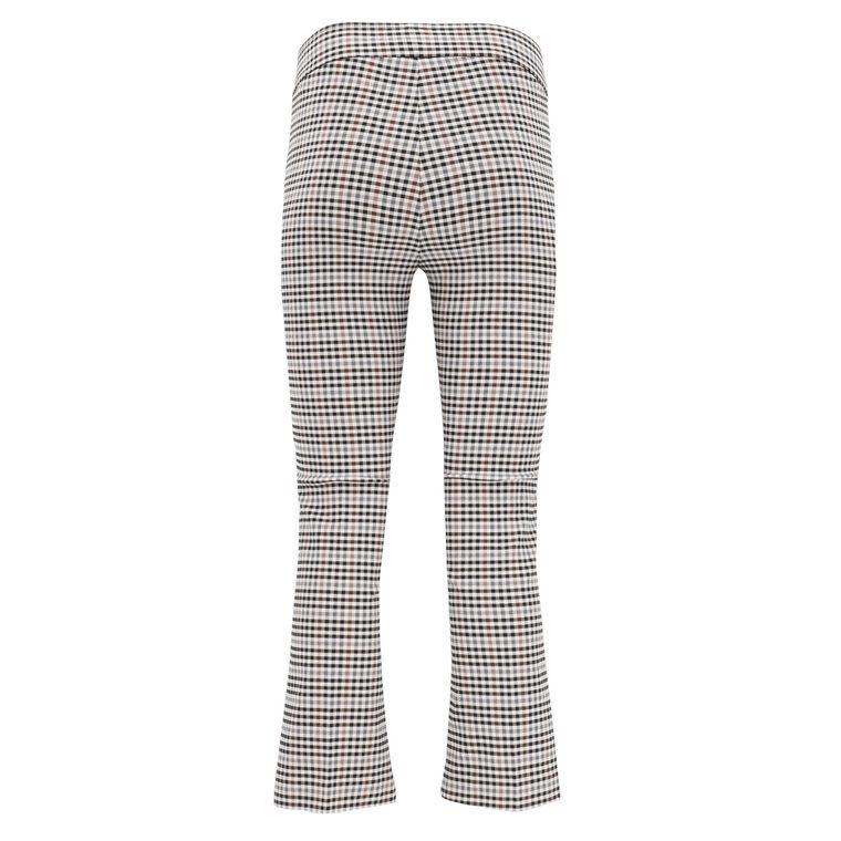Leo Novelty Flannel Crop Flare Pant image number null