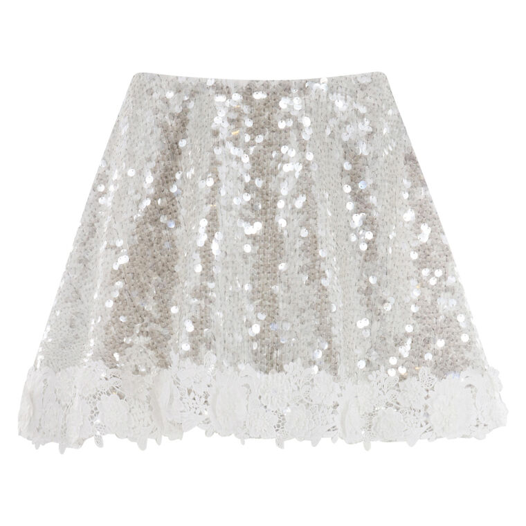 Gem Sequin Skirt image number null