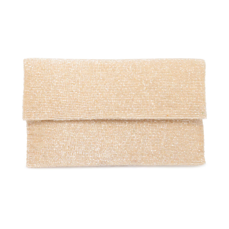 Fully Beaded Envelope Clutch image number null