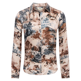 Tyler Long Sleeve Silk Blouse