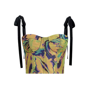 Kia Sleeveless Bustier Top