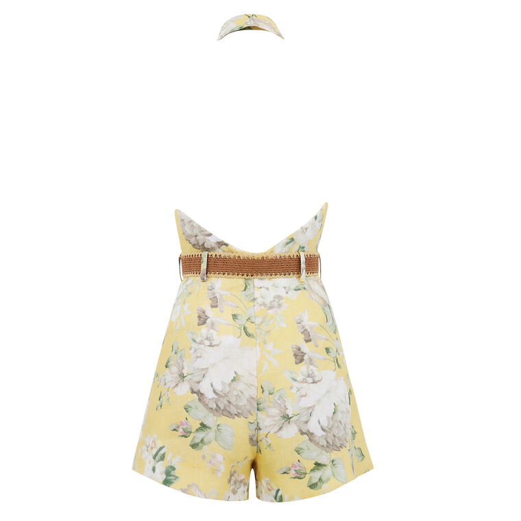 Acacia Floral Halter Romper image number null