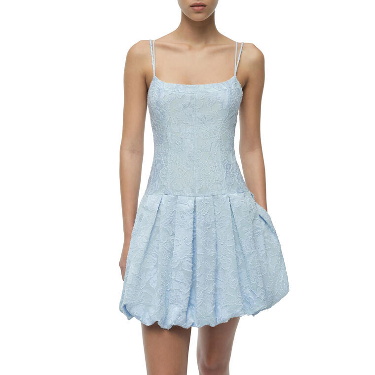Fifi Sleeveless Jacquard Bubble Mini Dress image number null