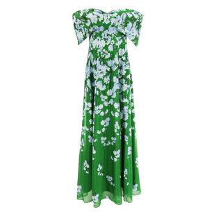 Kennedy Off-The-Shoulder Floral Gown