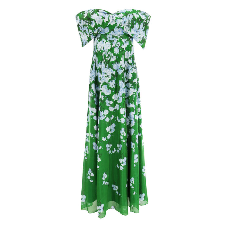 Kennedy Off-The-Shoulder Floral Gown image number null