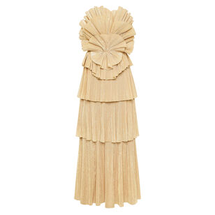 Kyra Strapless Tiered Gown