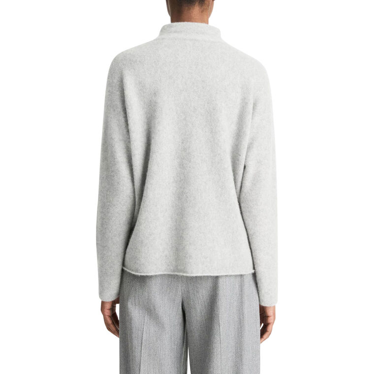 Cashmere Boxy Turtleneck Sweater image number null