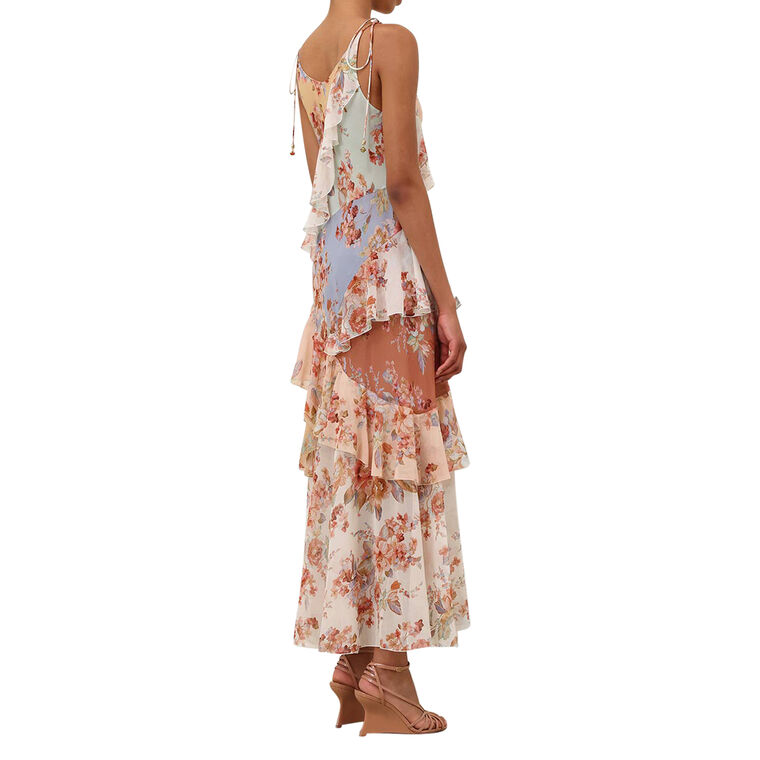 Awaken Frilled Maxi Slip Dress image number null