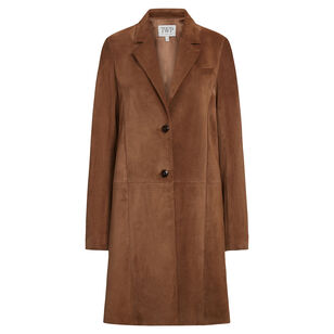 Easy Suede Car Coat