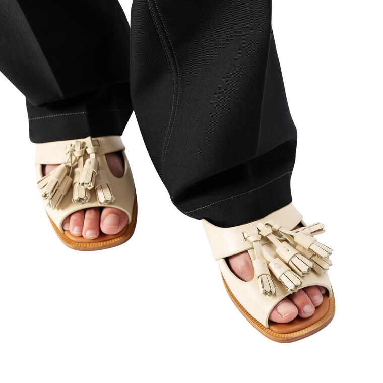 Boqueria Open-Toe Tasseled Slide image number null