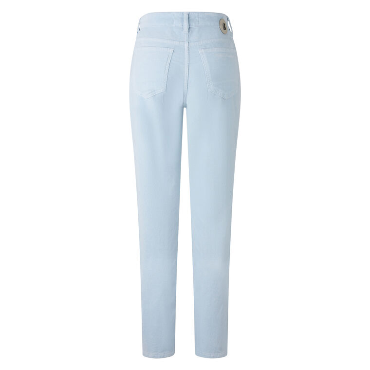 Julie 7/8 Cropped Slim Fit Corduroy Jeans image number null