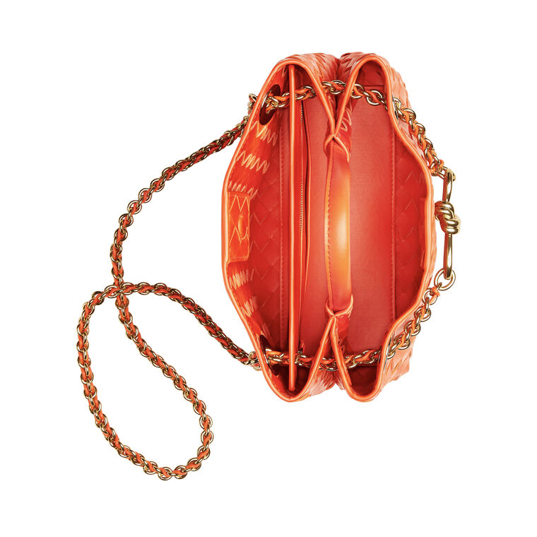 Small Andiamo With Chain Top Handle Bag image number null