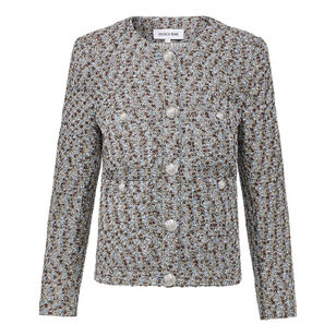 Ferazia Metallic Tweed Jacket