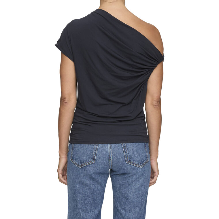 Halle One-Shoulder Jersey Tee image number null
