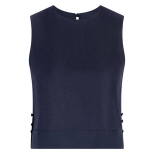 Kai Sleeveless Top In Stretch Canvas