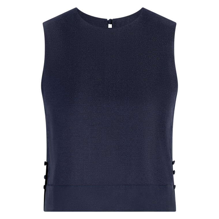 Kai Sleeveless Top In Stretch Canvas image number null