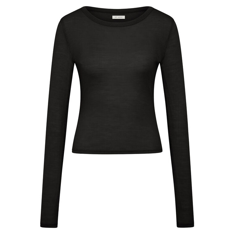 Baby Wool Long Sleeve Top image number null