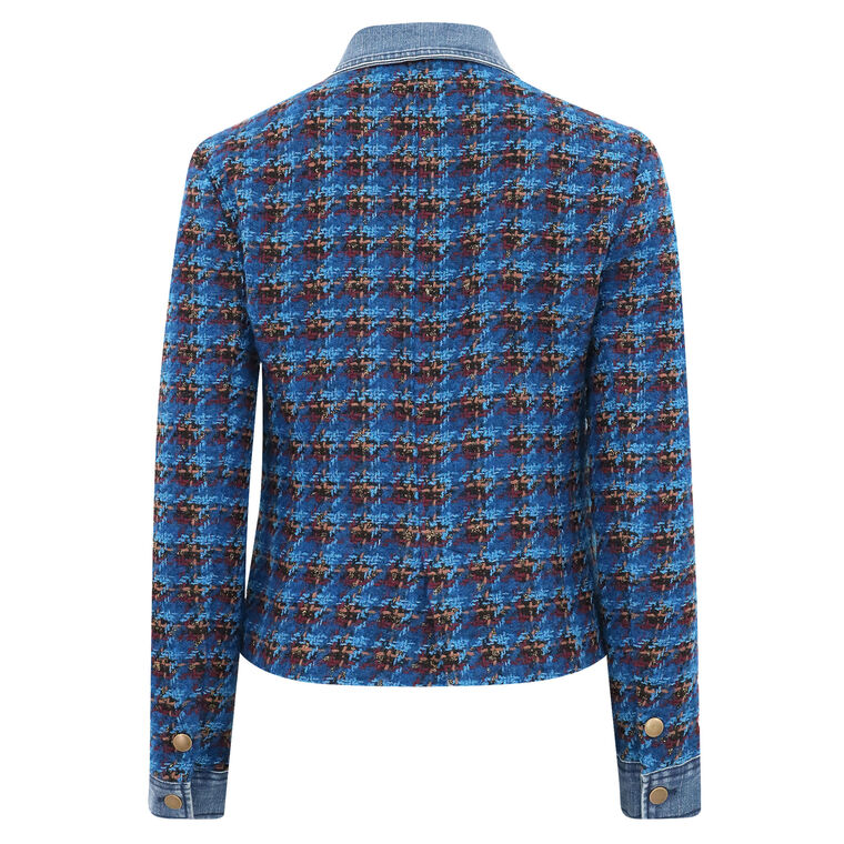 Tweed Jacket With Denim image number null
