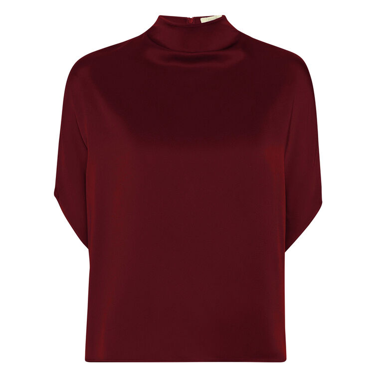 Satin Cape Tee image number null