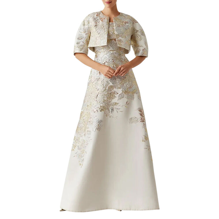 Metallic Jacquard With Removable Jacket image number null