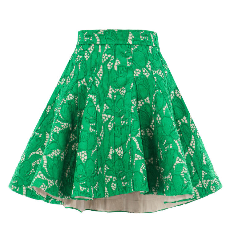 Kalle Lace Godet Mini Skirt&nbsp; image number null