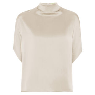 Satin Cape Tee