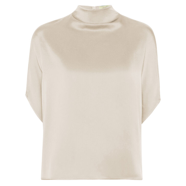 Satin Cape Tee image number null