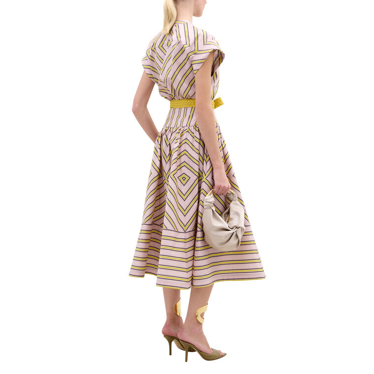 Macarena Cap Sleeve Midi Dress image number null