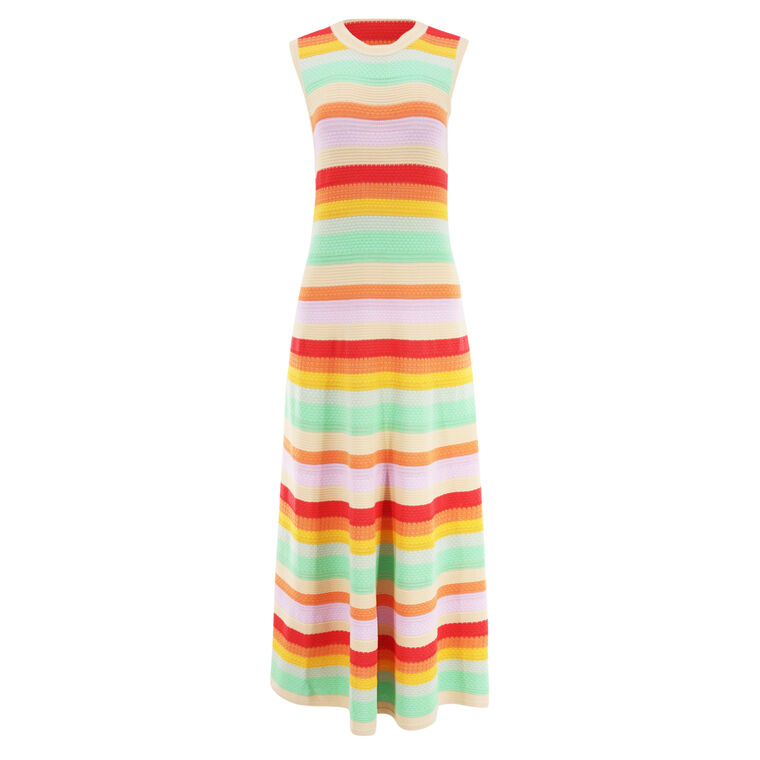 Keira Textured Knit Midi Dress image number null