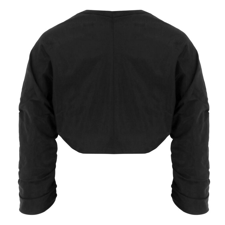 Draped 3/4 Sleeve Bolero image number null