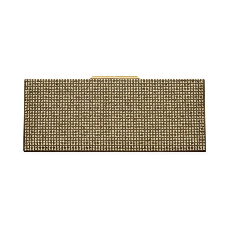 Midnight Small Clutch In Crystals image number null