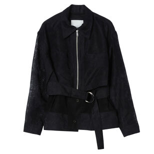 Floral Organza Doubler Layer Jacket